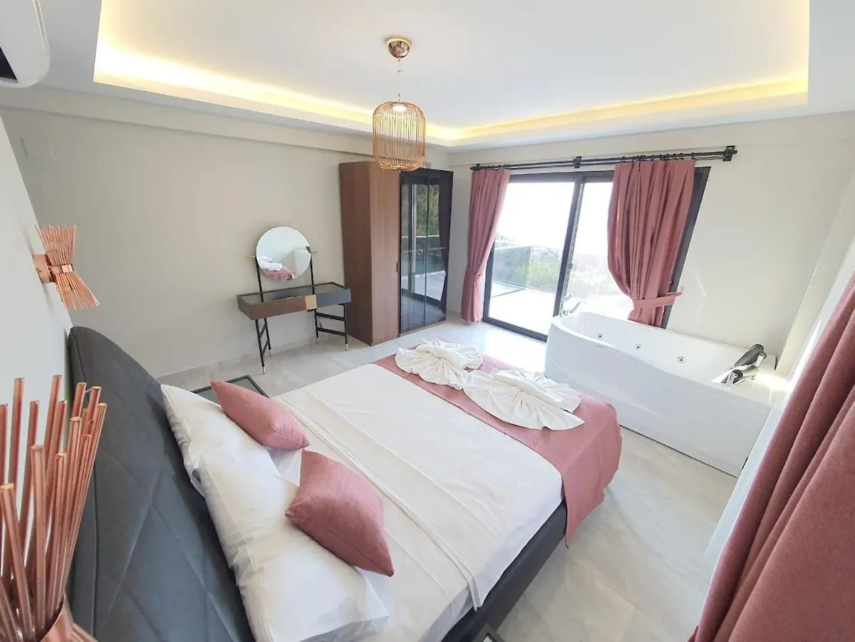 Holiday Villa With Sea View And Heated Pool Villa Mariposa 费特希耶