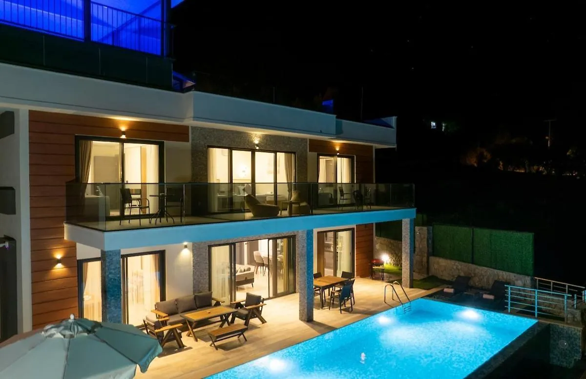 Holiday Villa With Sea View And Heated Pool Villa Mariposa 费特希耶