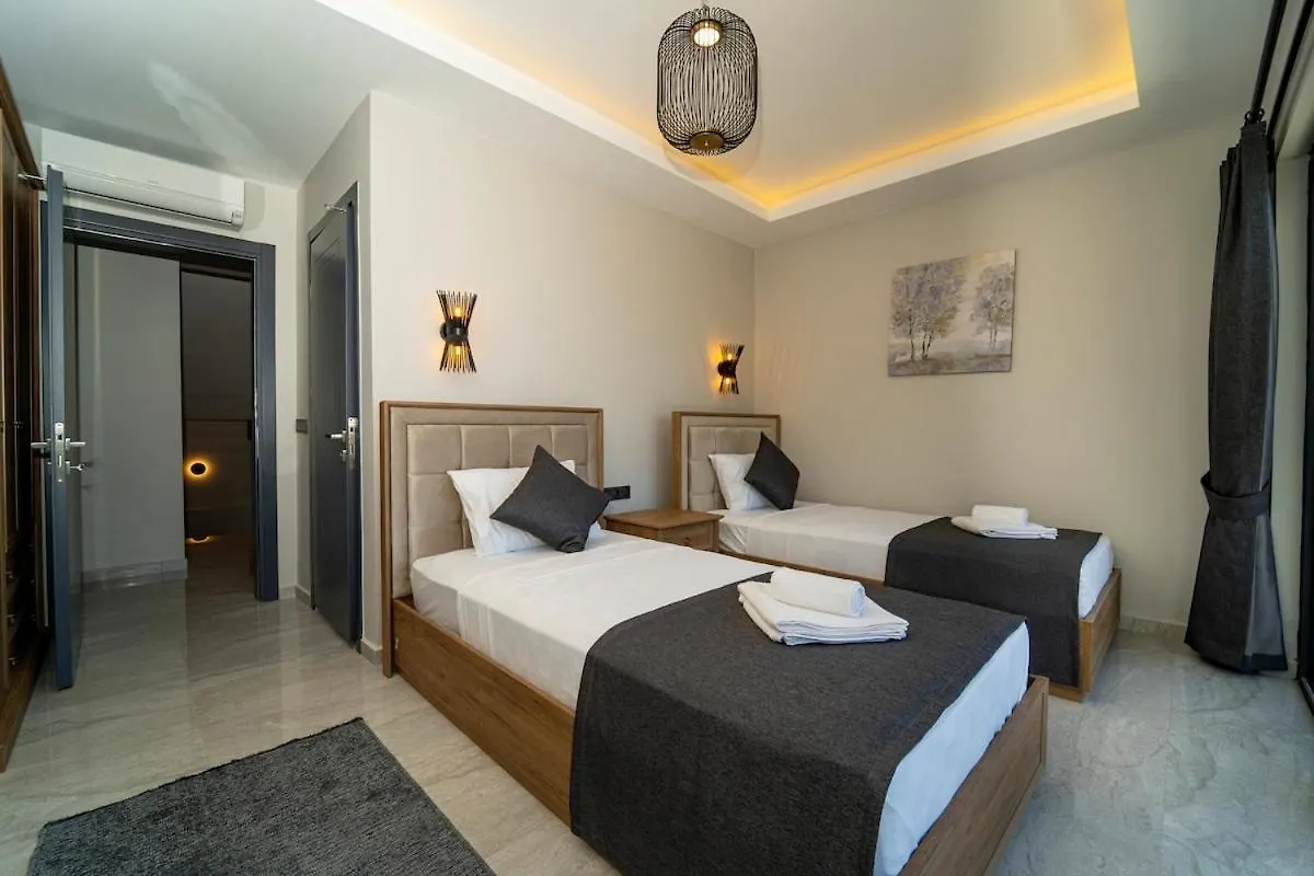 Holiday Villa With Sea View And Heated Pool Villa Mariposa 费特希耶