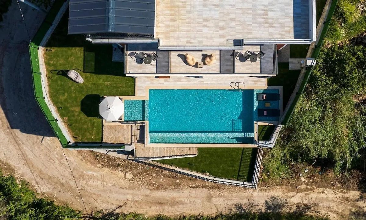 Holiday Villa With Sea View And Heated Pool Villa Mariposa 费特希耶