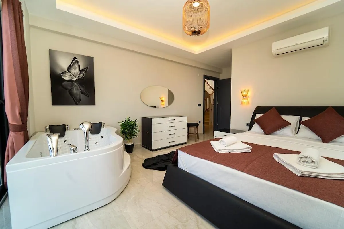 Holiday Villa With Sea View And Heated Pool Villa Mariposa Fethiye