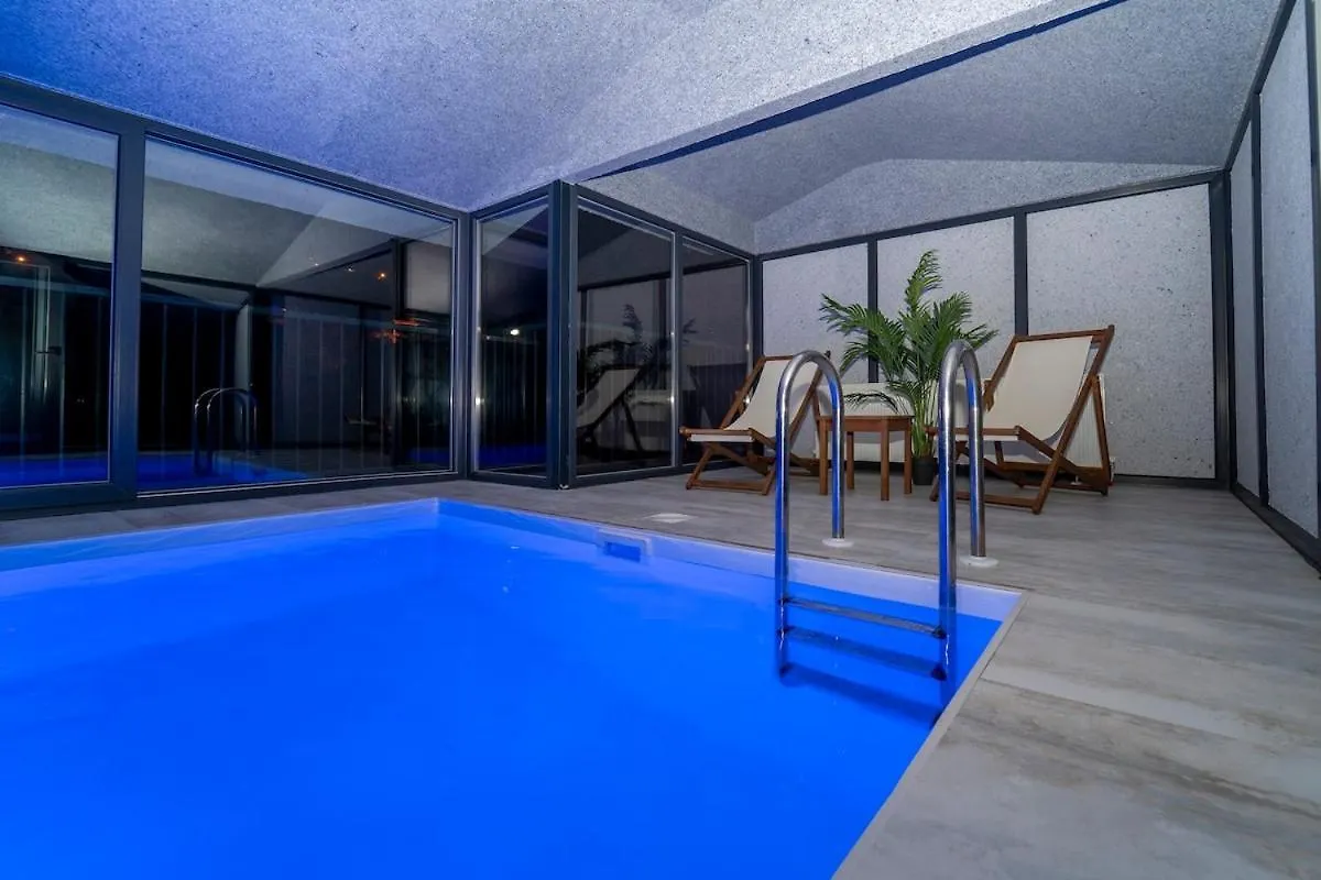 Holiday Villa With Sea View And Heated Pool Villa Mariposa 费特希耶