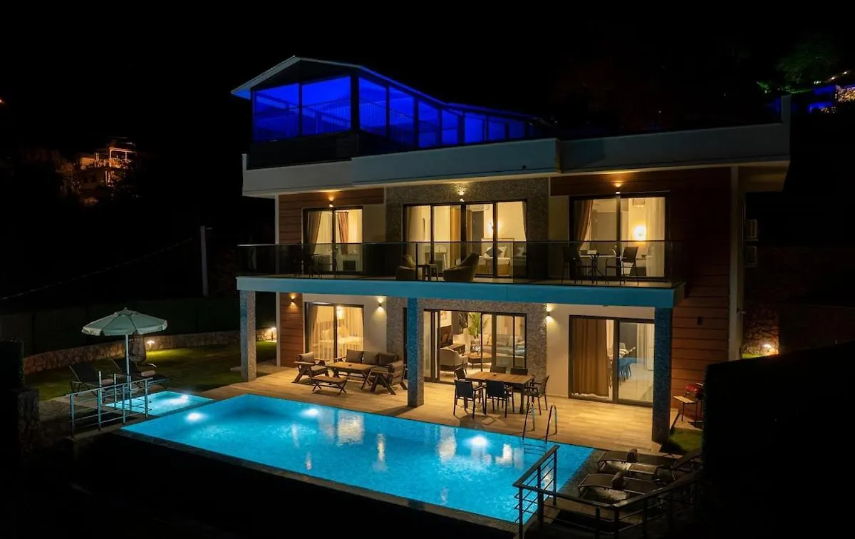 Holiday Villa With Sea View And Heated Pool Villa Mariposa 费特希耶 土耳其